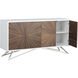 Pike 65.75 X 17.75 inch Walnut / Polished Sideboard